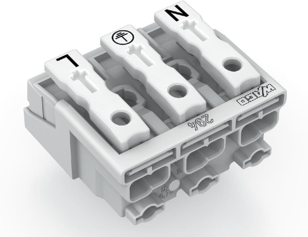 WAGO Złącze zasilające WAGO 294-4003 0.5-1.5 mm Ilość PIN 3 500 szt biały