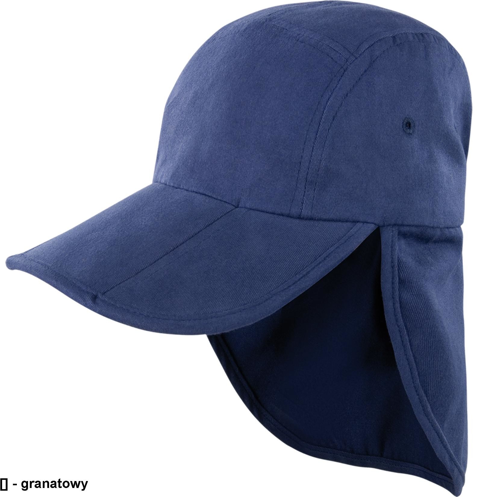 Reis CZBAWNECK - czapka ochronna, otwory wentylacyjne, trzyczęściowy składany daszek, 100% bawełna 225 g/m - UNI. CZBAWNECK