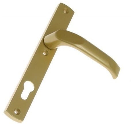 UNIMET KLAMKA MALOWANA ZŁOTA 72MM WC MP KL D7W ZŁ [6683107]