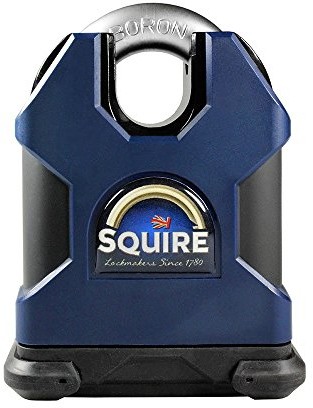 Squire ss65cs Stronghold 65 MM Solid Steel Padlock Closed Shackle (ss65cs) SS65CS