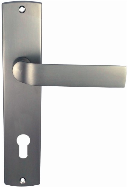 Schaffner Klamka drzwiowa Cesare 92 mm Yale nikiel matowy