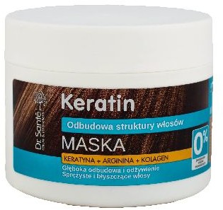 Elfa-Pharm Dr.Sante Keratin Hair maska odbudowująca do włosów łamliwych i matowych 300 ml