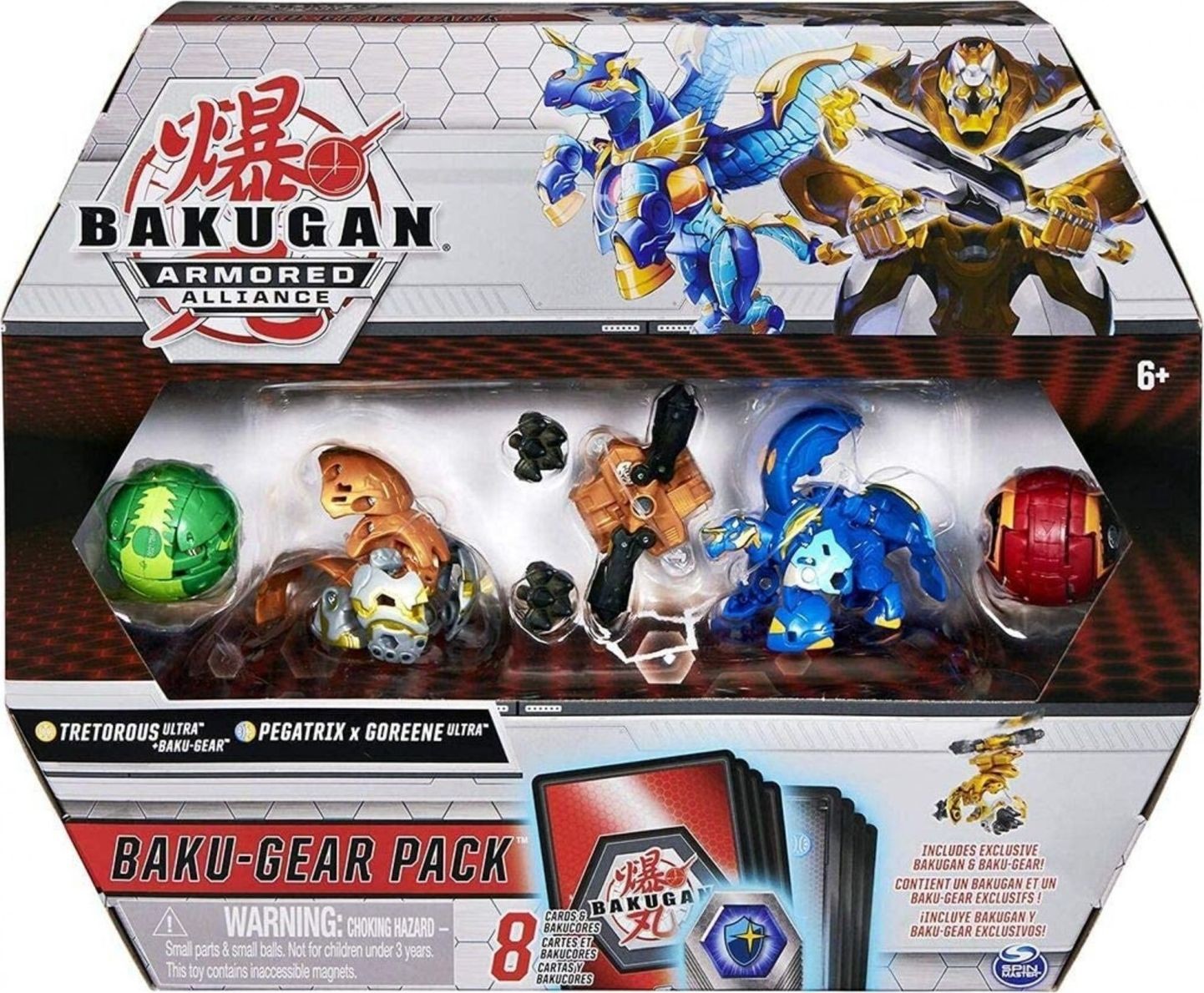 Spin Master Figurka Bakugan Baku-Gear Tretorous Pegatrix x Goreene 6059900 6059900