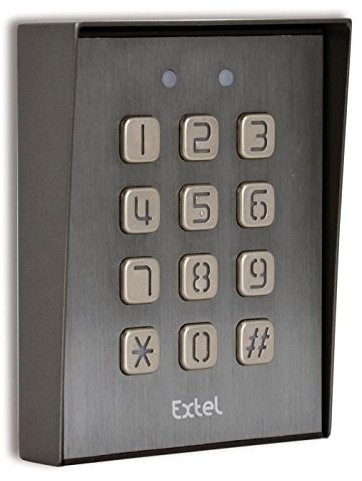 Extel klavy 3 zamki na panel przycisków na drzwi, hervorstehend