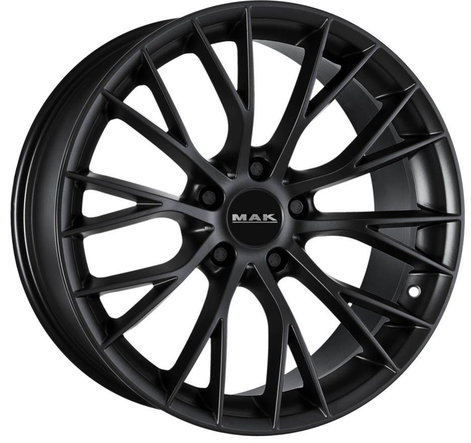 MAK MUNCHEN Matt Black 8x19 5x120 30