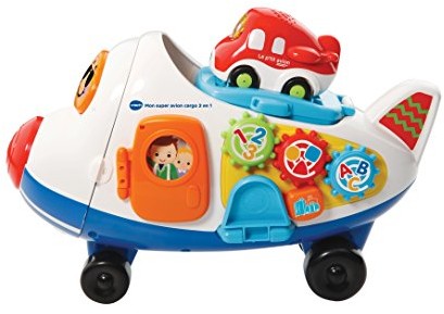 Vtech Tut Mon Super Samolot Cargo 2 w 1, 80-503105 - wersja FR 503105