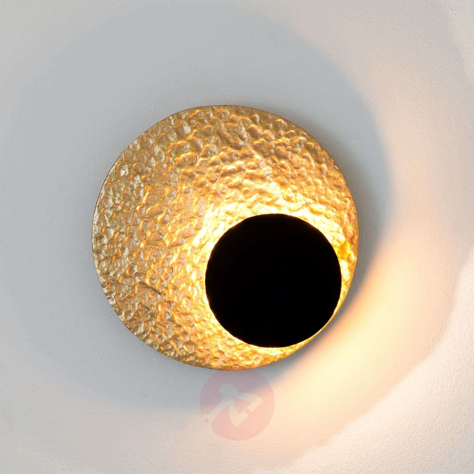 J. Holländer LED-Wandleuchte Infinity in Gold, 20 cm