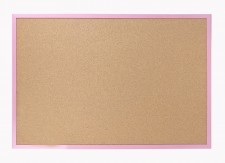 Allboards Tablica korkowa w kolorowej ramie 120x90 cm RÓŻOWA TK129R