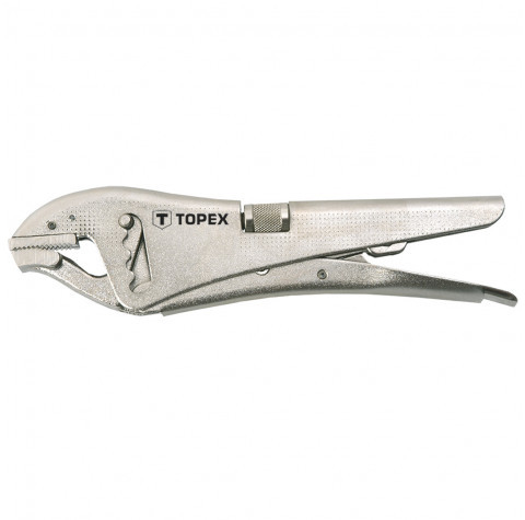 Topex Szczypce zaciskowe uniwersalne 225 mm, proste szczęki