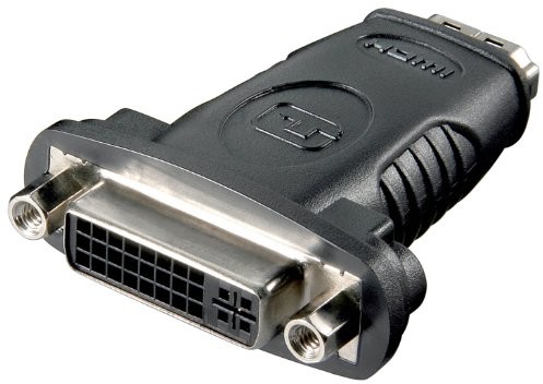 Wentronic HDMI/DVI-D Adapter (19polig, gniazdo HDMI do gniazda DVI) 60752-GB