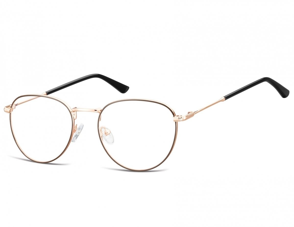 Sunoptic Oprawki owalne Lenonki optyczne 920C złoto-brązowe 920C