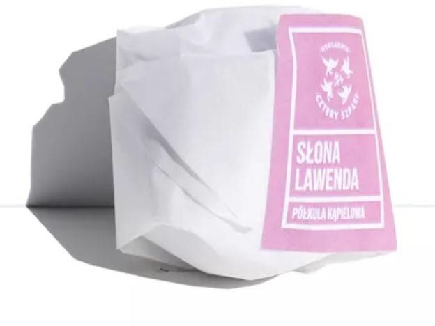 Mydlarnia Cztery Szpaki Cztery Szpaki Półkula do kąpieli Słona Lawenda 55g 64913-uniw