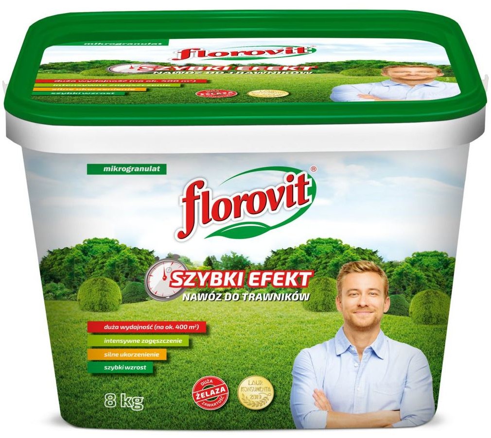 Florovit Nawóz do trawnika 8 kg SZYBKI EFEKT