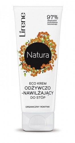 Lirene Natura Eco krem odżywczo-nawilżający do stóp Organiczny Rokitnik 75ml LIR NAT-08