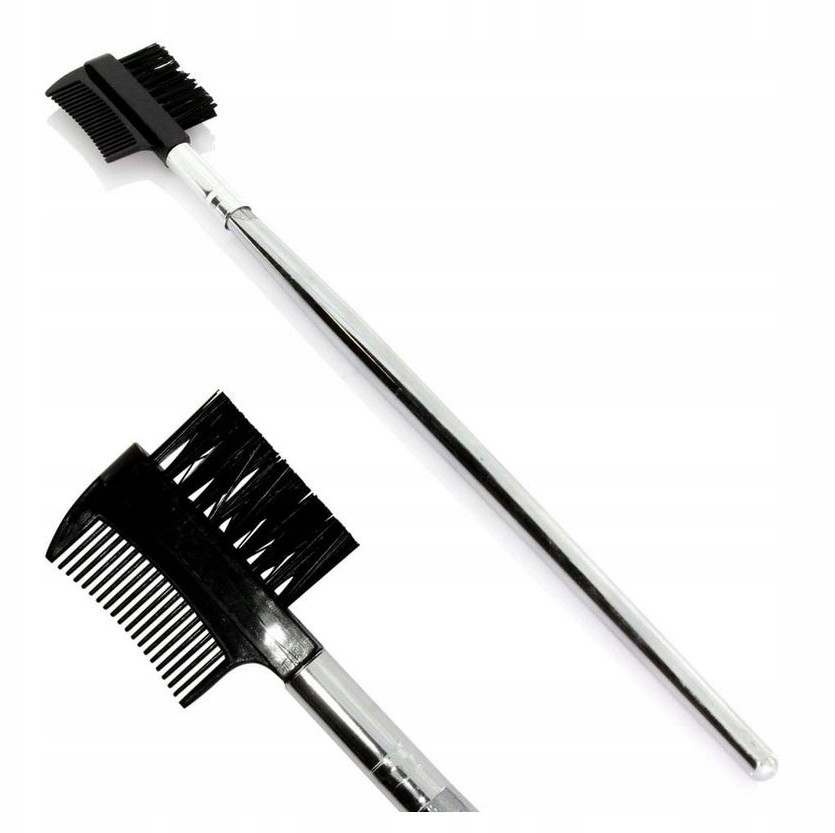 Szczoteczka i grzebień do brwi czarna Ap