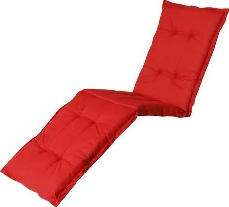 NoName poduszka na leżak Basic 195 x 55 cm bawełna/poliester czerwona twm_558768