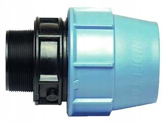 Złączka Skręcana Pe 20x3/4 Gwint Zewnętrzny Do Wod