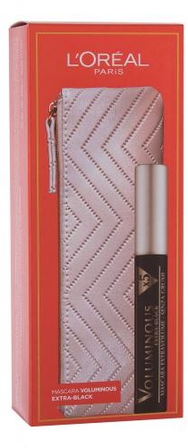 Loreal Paris Paris Voluminous zestaw Tusz do rzęs Mascara Voluminous 7,5 ml + Kosmetyczka Extra-Black