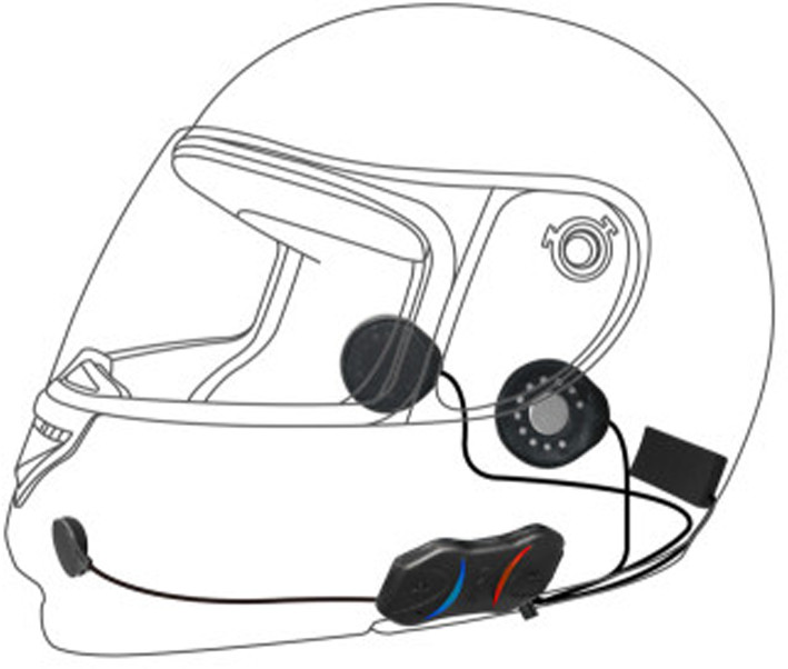SENA SENA RACING Uniwersalny interkom motocyklowy SMH10R SMH10R-01