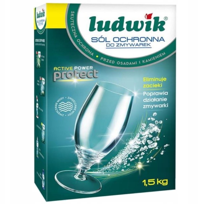 Ludwik Sól Ochronna Do Zmywarek 1,5KG x 6 szt