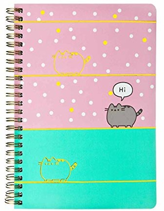 Undercover Undercover PUSH0597  notatnik A5 z wiązaniem spiralnym, w modnym wzornictwie Pusheen, w linie, ok. 21 x 16 x 2 cm, do użytku w domu, w biurze, w szkole i w podróży PUSH0597