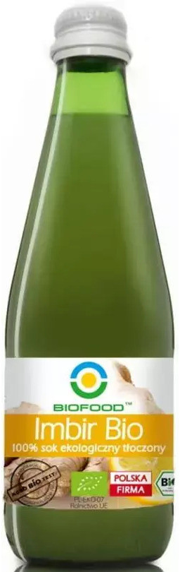 BIO FOOD Sok Tłoczony z Imbiru 300ml
