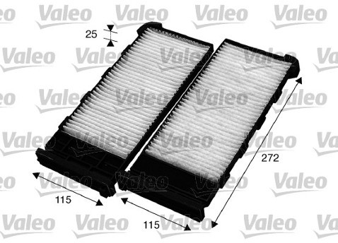 VALEO Filtr, przewietrzanie przestrzeni pasażerskiej 715561