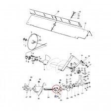 NEW HOLLAND CASE JARZMO WAŁKA ŚLIMAKA 84817002 - 916024 - 80916024 84817002