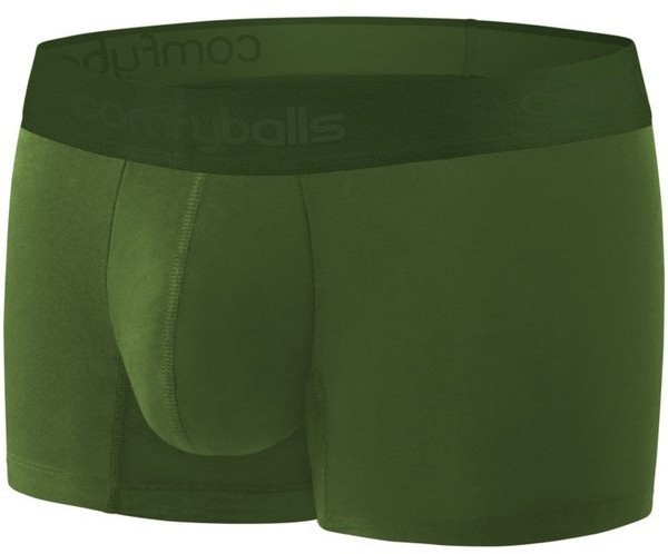 ComfyBalls COMFYBALLS Bokserki do biegania REGULAR WOOD zielone