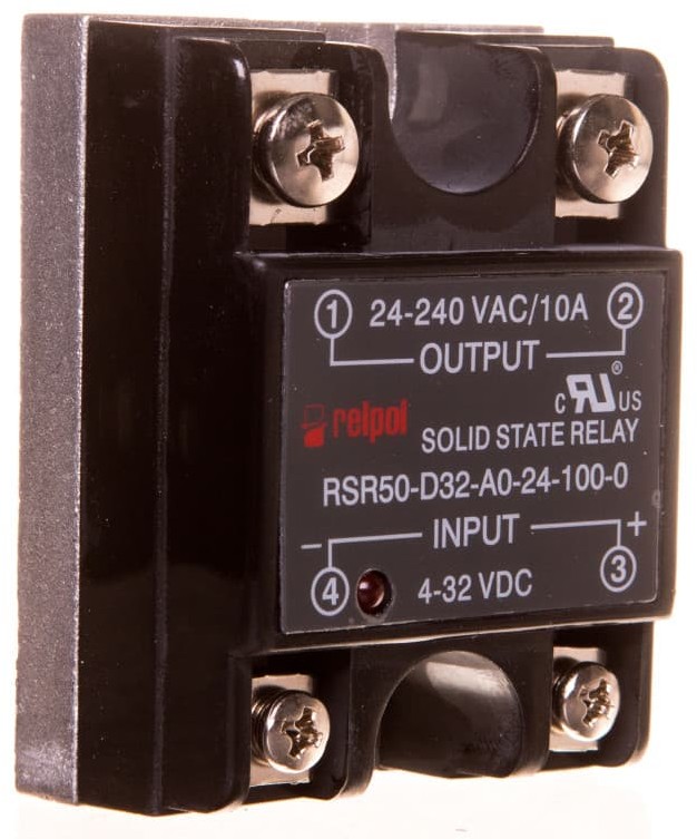 Relpol Przekaźnik półprzewodnikowy 1P 24-280VAC/10A Uster= 4-32V DC RSR50-D32-A0-24-100-0 2612012