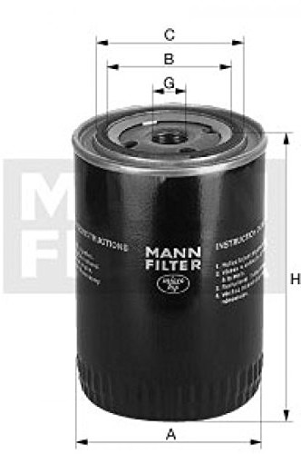 MANN Filter W 1374/4 filtr hydrauliczny, automatyczna skrzynia biegów W1374/4