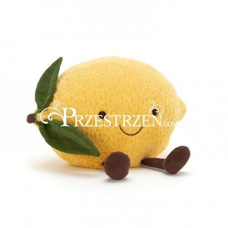 Jellycat MASKOTKA PLUSZOWA z Amuse Lemon UŚMIECHNIĘTA CYTRYNA - 18 cm
