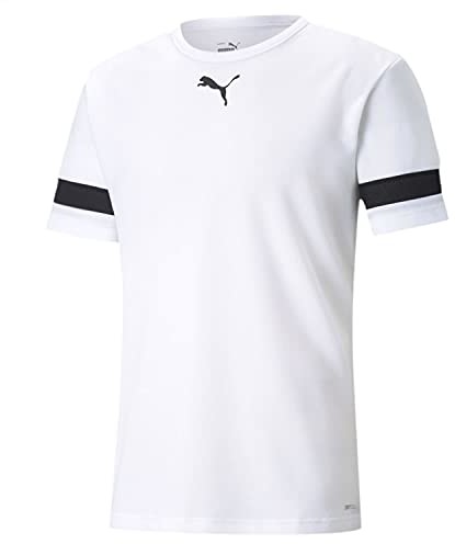 Puma Męska koszulka z dżerseju Teamrise White Black White L 704932-04