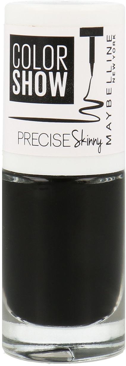 Maybelline Color Show Seria Precise Skinny Lakier Do Paznokci 489 Black Edge 30142992