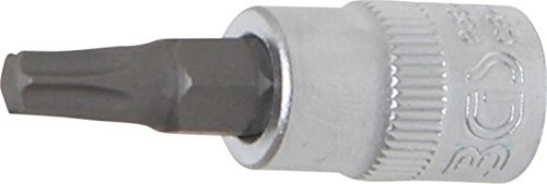 BGS wkładka bit, 6,3 MM, 1/4 cala, profilem T, T27, 2594