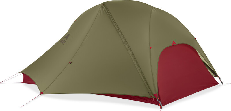 MSR FreeLite 2 V3 Tent, oliwkowy/czerwony 2022 Namioty kopułowe 11515