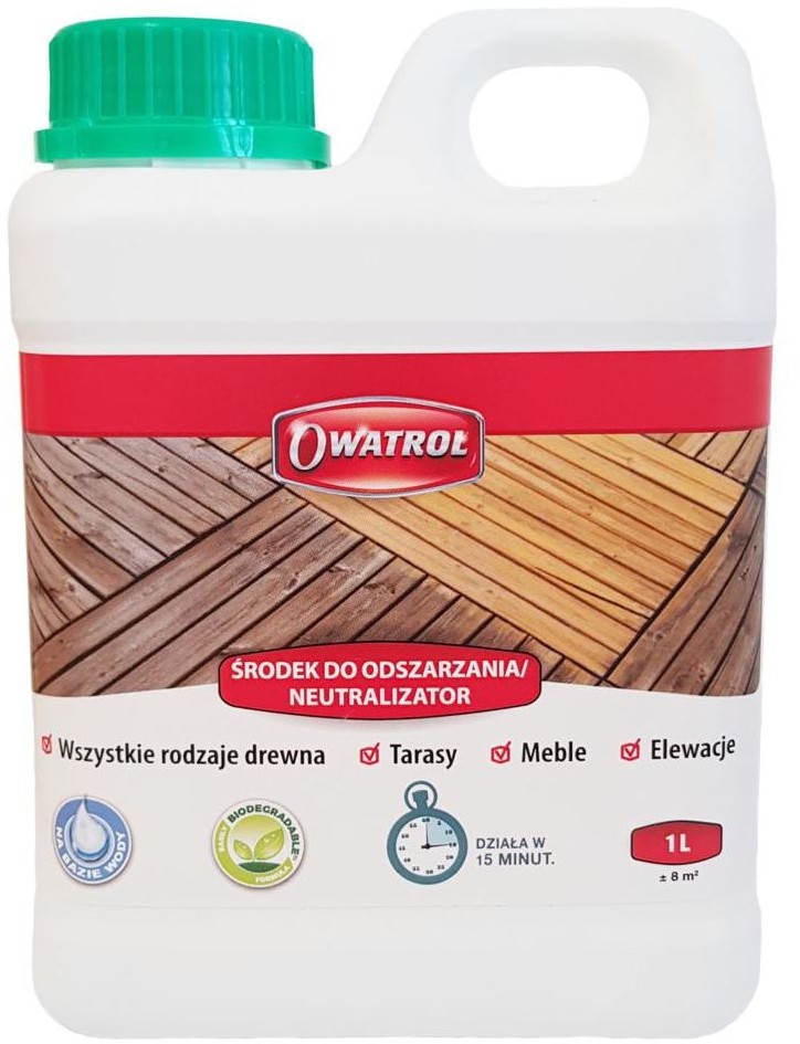 Środek do odszarzania drewna NEUTRALIZATOR 1 l OWATROL