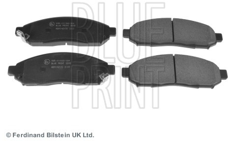 BLUE PRINT Zestaw klocków hamulcowych, hamulce tarczowe ADN142172
