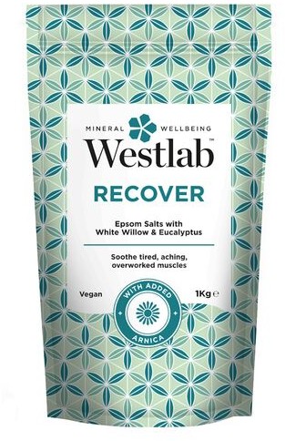 Westlab Sól regenerująca do kąpieli z ekstraktem z białej wierzby i eukaliptusem Westlab Recover 1kg