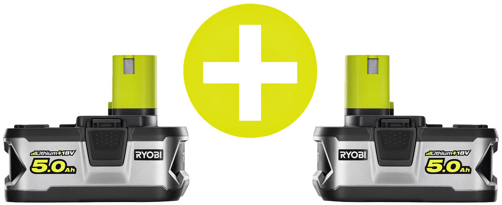 RYOBI ONE PLUS Baterie RB18LL50 2 szt. 18 V Li-Ion 5 Ah
