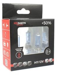 Einparts Żarówki halogenowe H11 12V 55W EinParts +50% Extreme Light Xenon Effect 2 szt F16-4517