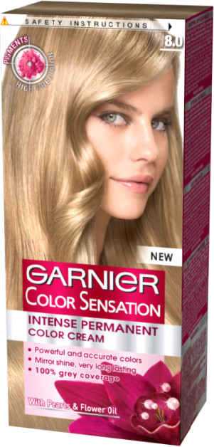 Garnier Color Sensation 8.0 Świetlisty Jasny Blond farba do włosów 36549-uniw