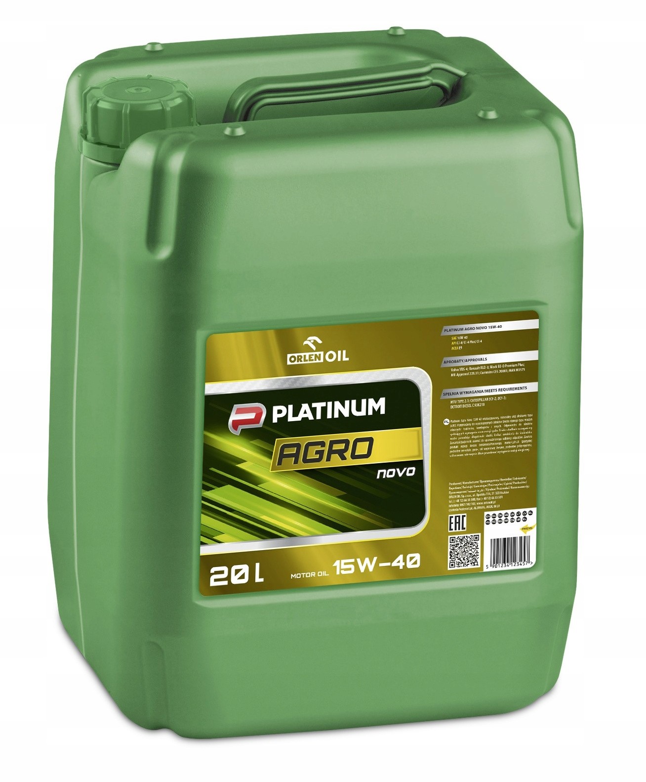 Orlen Platinum Agro Novo 15W40 20L