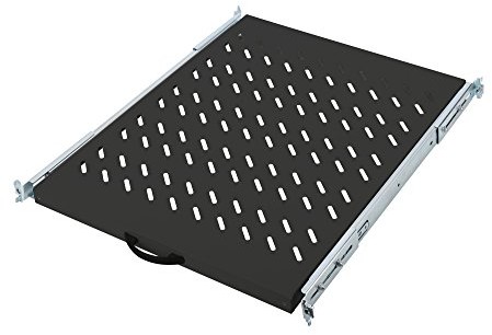 DIGITUS Professional Digitus półka 48,3 cm 19Z do netzwerkschraenke 525 MM głębokości 25 kg obciążenia perforowana Czarny wyciągany DN-19 TRAY-2-800-SW