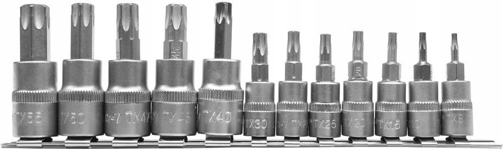 YATO Zestaw Kluczy Torx Na Szynie 12SZT YT-04331