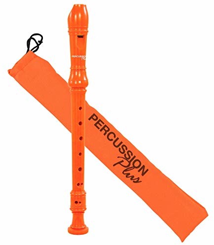 Percussion Plus Percussion Plus PP1614 Kolorowy Sopranowy Rejestrator - Pomarańczowy PP1614