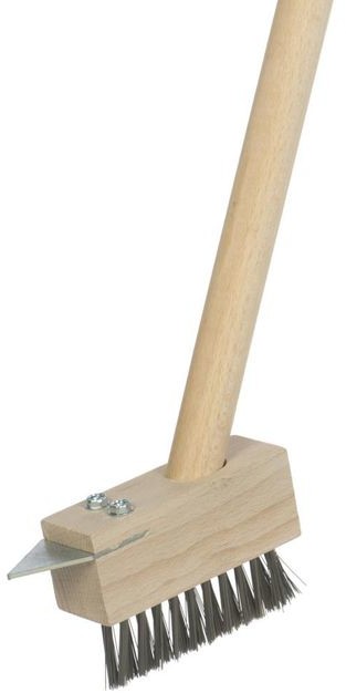 GEOLIA Szczotka do czyszczenia kostki brukowej 2cm GEOLIA