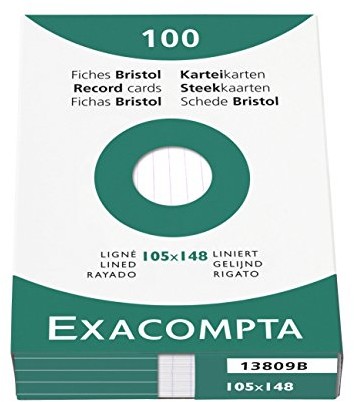 Exacompta obwoluty PCW, DIN A4, kryształ górski, biały DIN A6 13809B