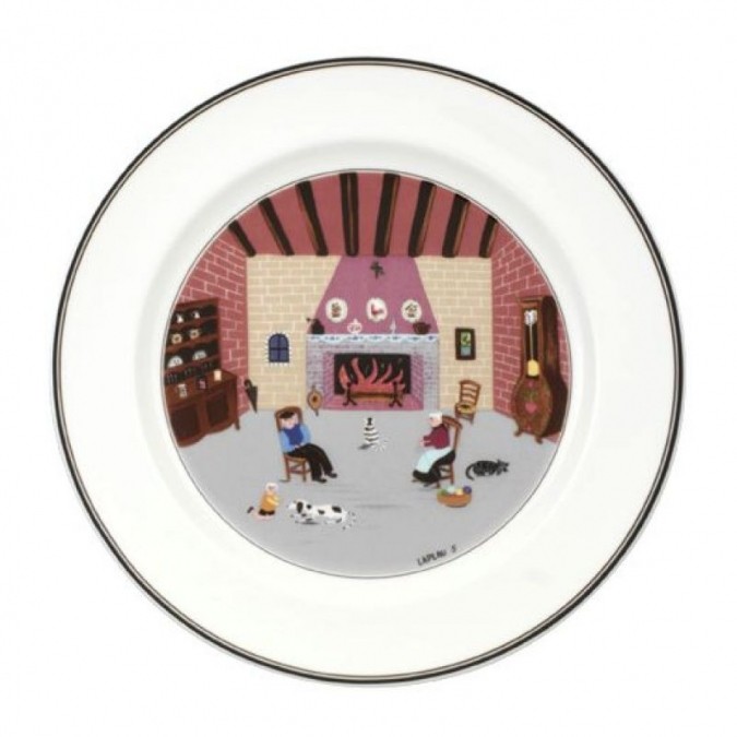 Villeroy & Boch Design Naif Talerz obiadowy Kominek średnica: 27 cm (10-2337-2626)