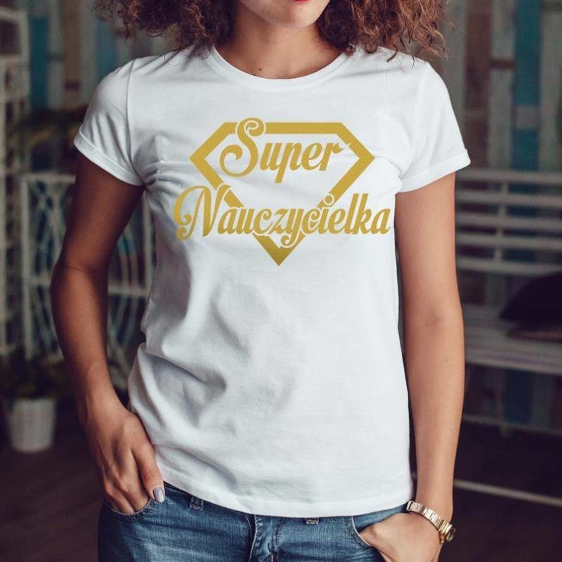 Poczpol Super nauczycielka - złoty nadruk PRZPOC-0-2851